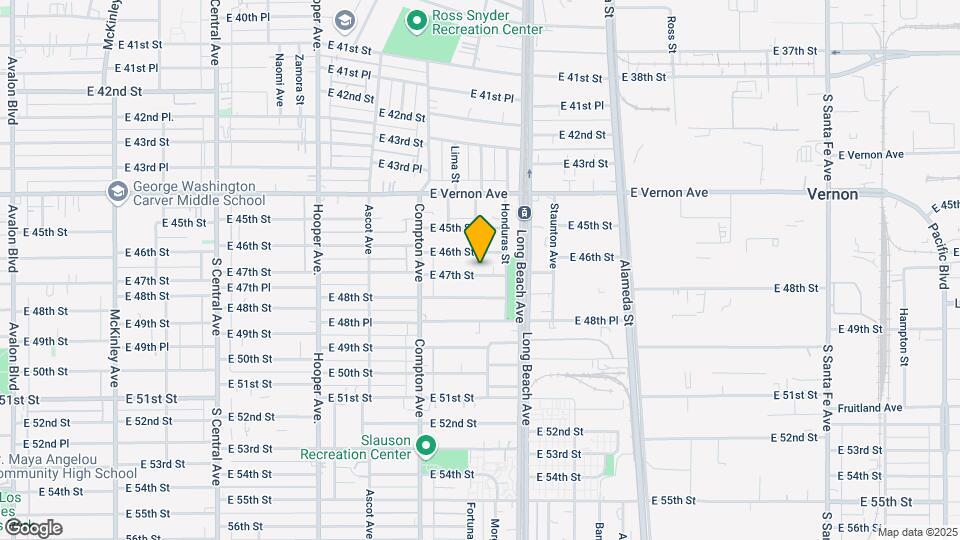 1617 E 47th St Map and Location Details