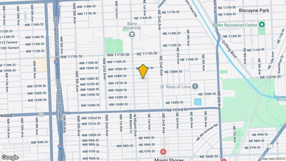 65 NE 107th St Map and Location Details
