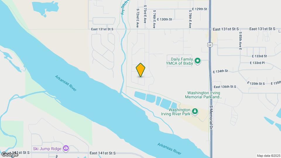 13429 S 72nd E Ct Map and Location Details