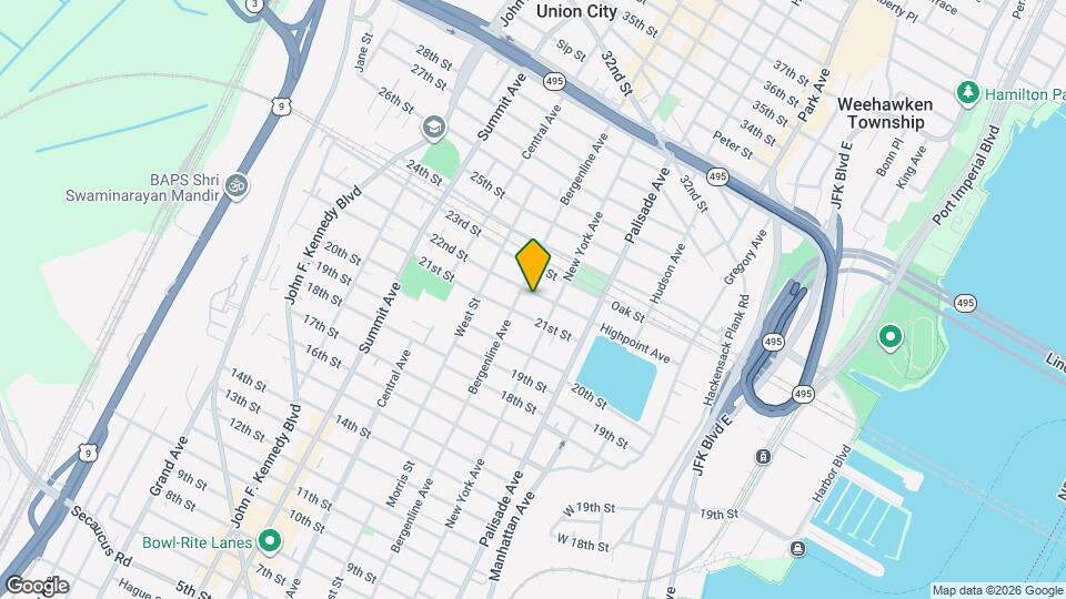 419 22nd St Map and Location Details