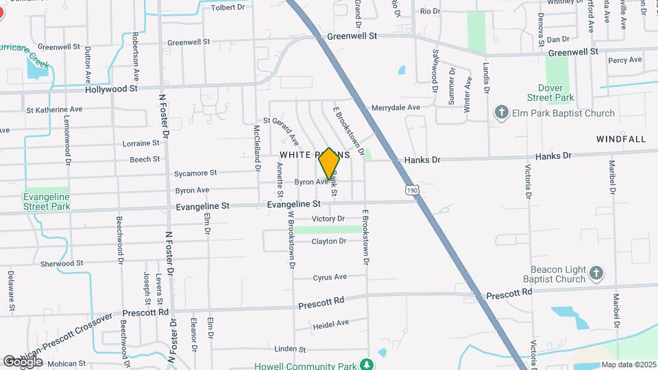 5974 Byron Ave Map and Location Details