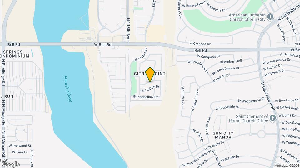 11345 W Loma Blanca Dr Map and Location Details