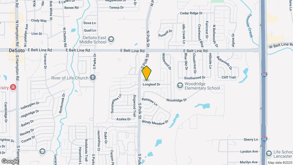 807 Longleaf Dr Map and Location Details