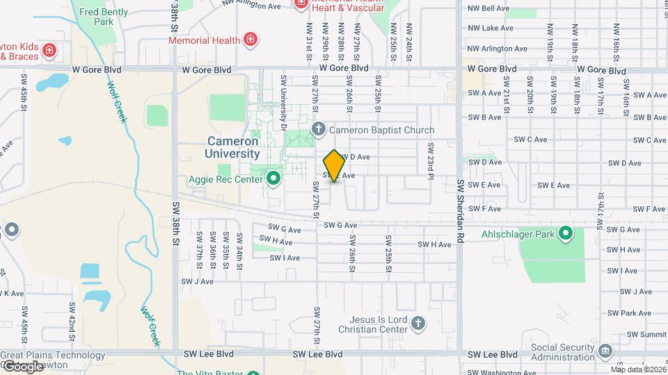 606 SW 26th Pl Map and Location Details