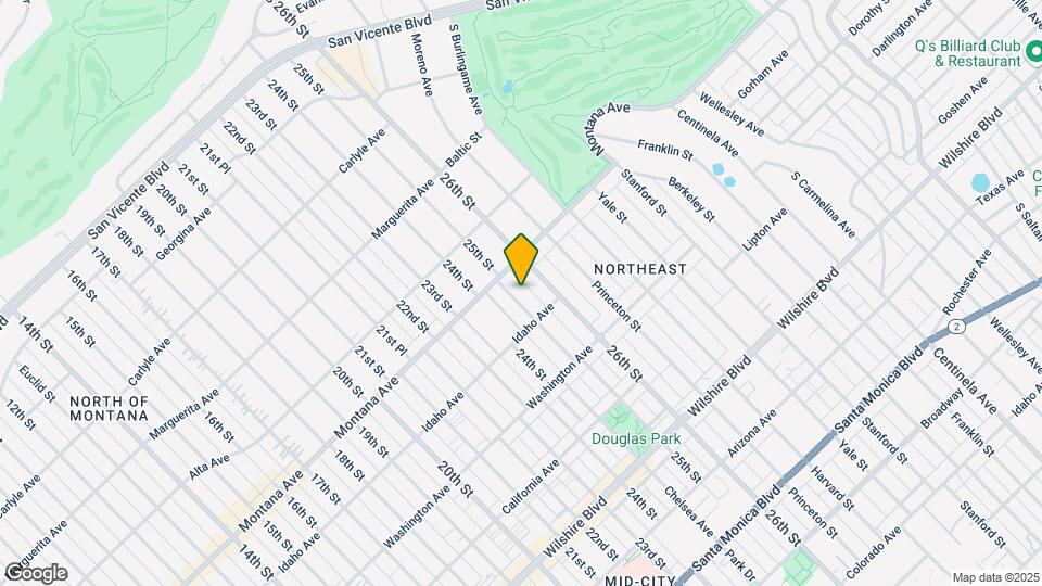 827 25th St Map and Location Details