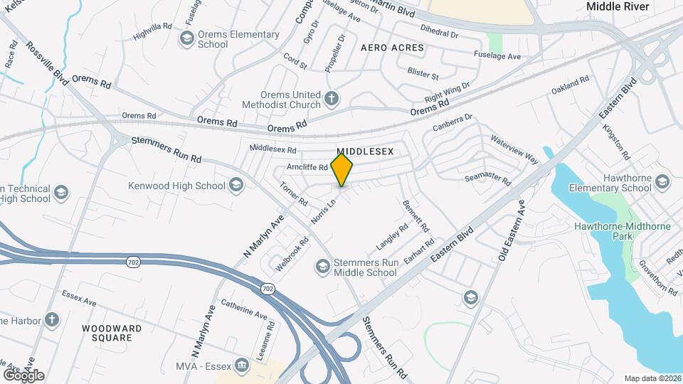 799 Corby Rd Map and Location Details