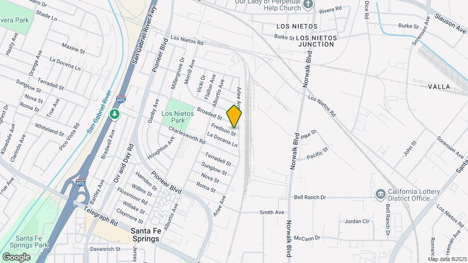 11423 Fredson St Map and Location Details