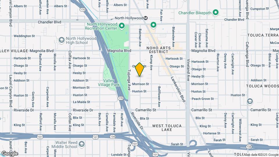 5031 Bakman Ave Map and Location Details