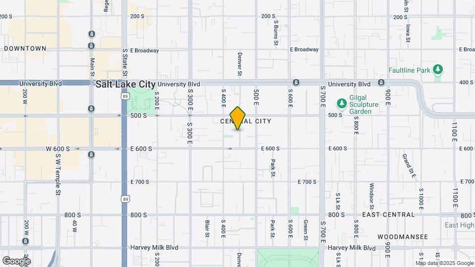544 Denver St Map and Location Details