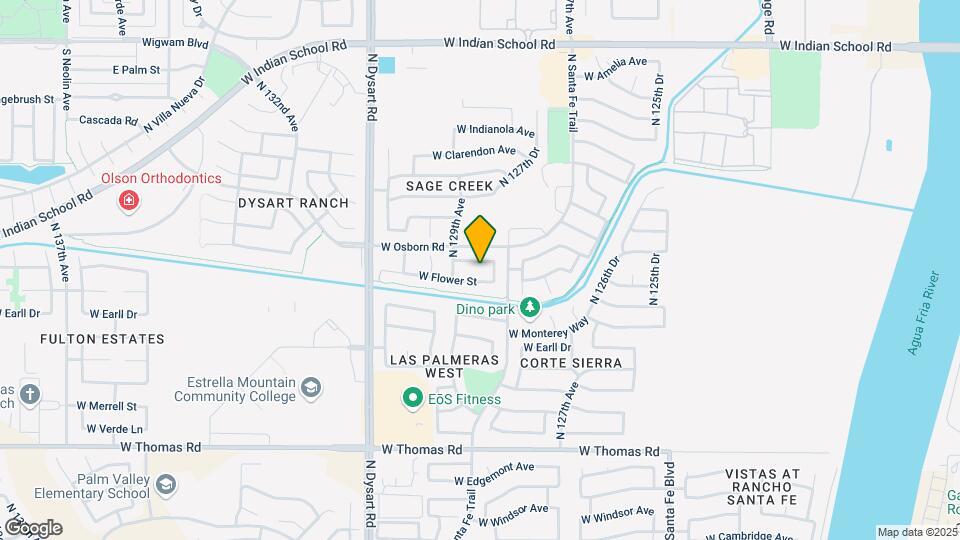12815 W Mulberry Dr Map and Location Details