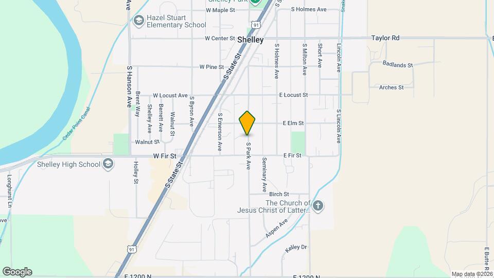 446 S Park Ave Map and Location Details