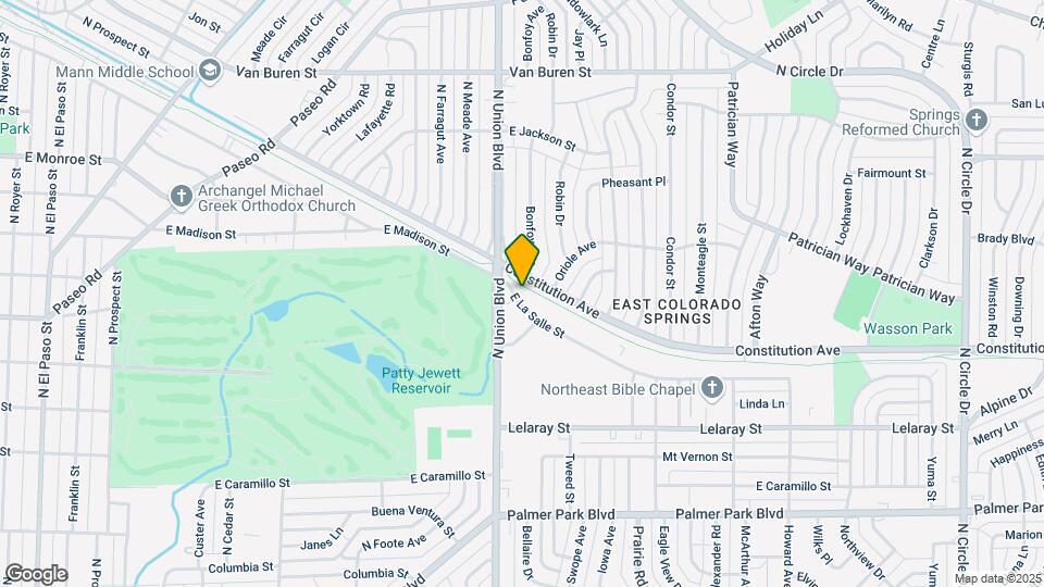 1806 La Salle Street Map and Location Details