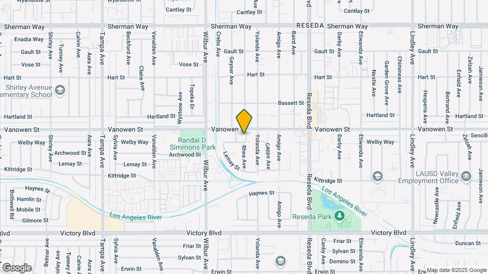 6747 Rhea Ct Map and Location Details