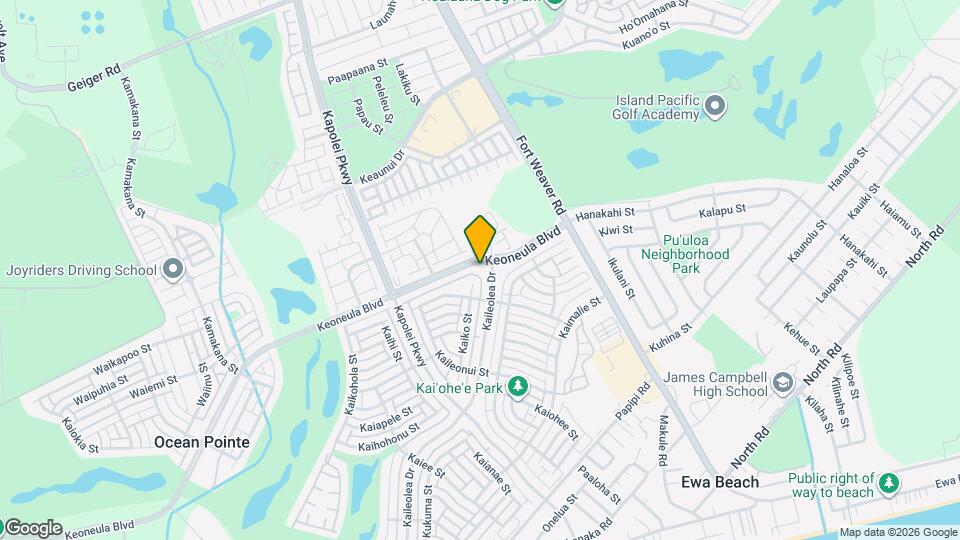 91-1010-1010 Kaileolea Dr Map and Location Details