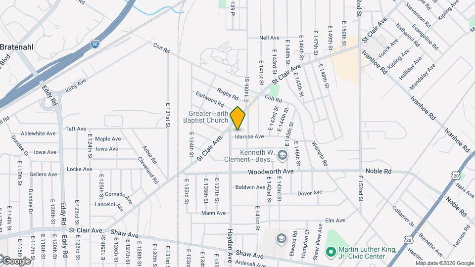 13815 Idarose Ave Map and Location Details