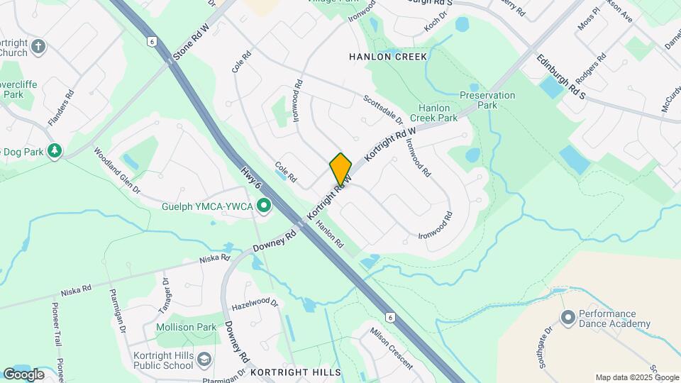 576 Kortright Rd W Map and Location Details