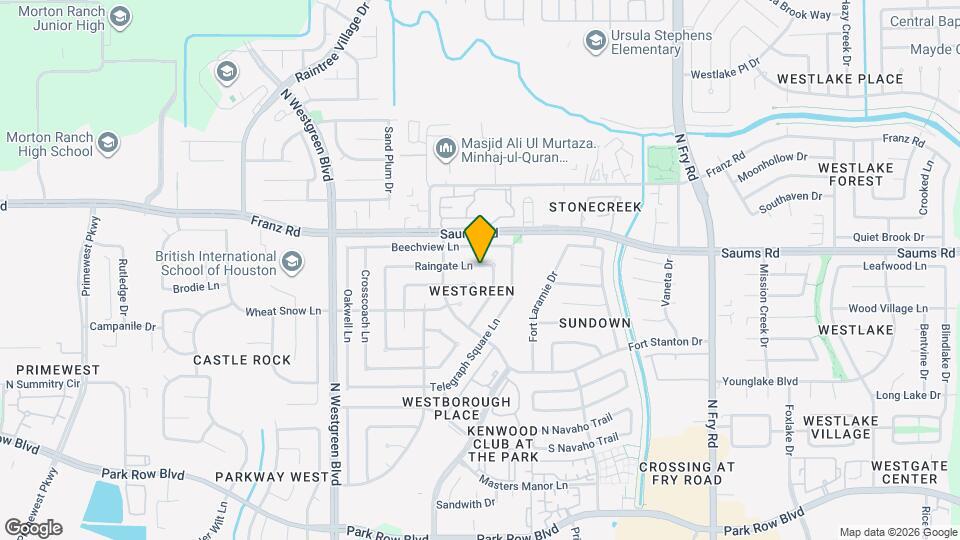 20115 Raingate Ln Map and Location Details