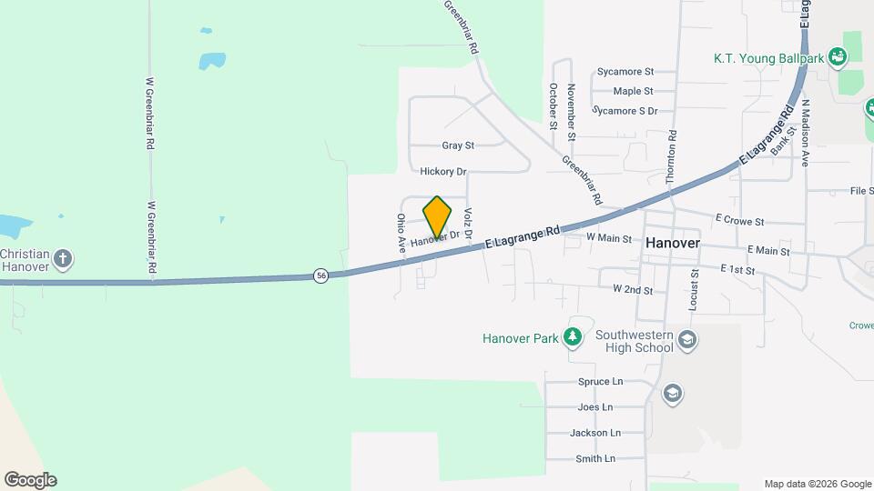 541 Hanover Dr Map and Location Details