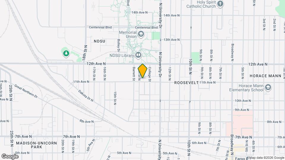 1341 11th Ave N Map and Location Details