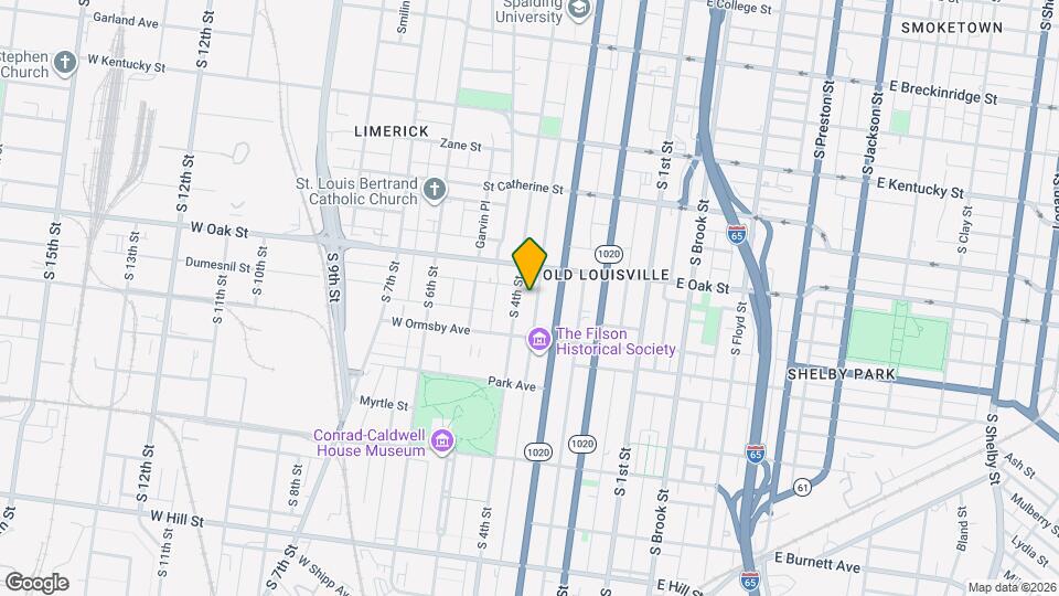 1229 S 4th St Mapa y Detalles de la Ubicación