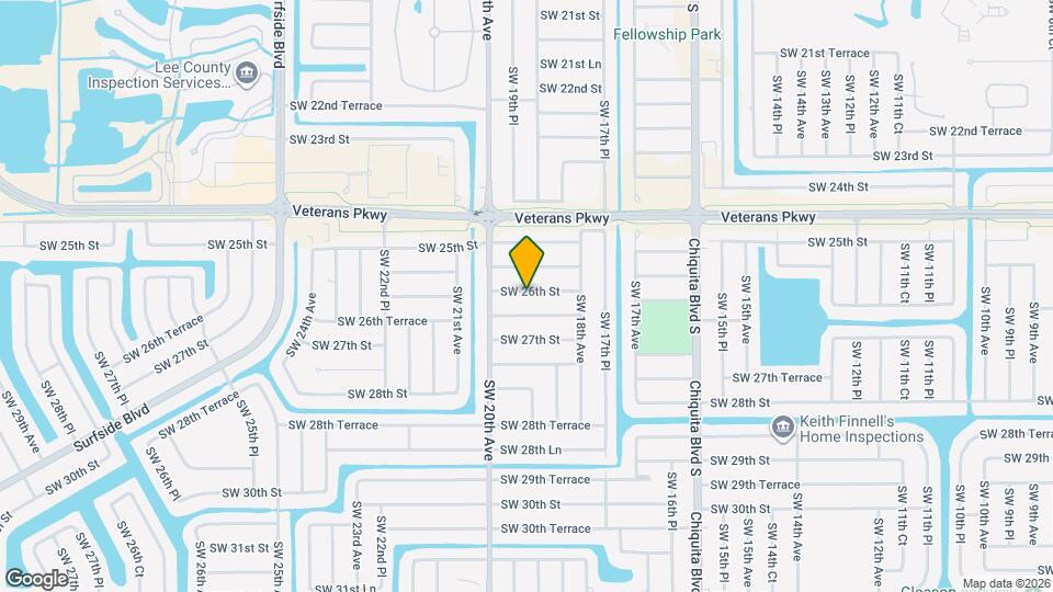 1902 SW 26th St Map and Location Details