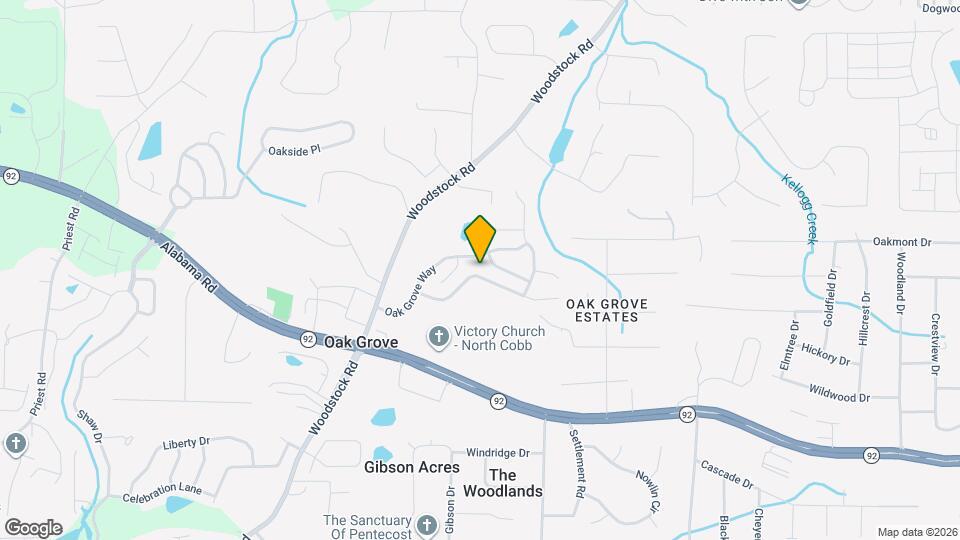 135 Oak Grove Pl Map and Location Details