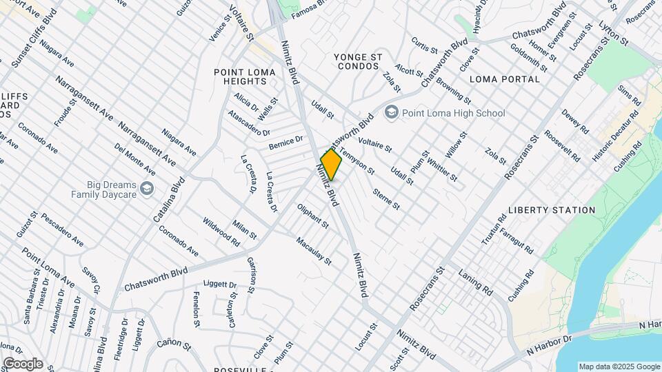 3630 Poe St Map and Location Details