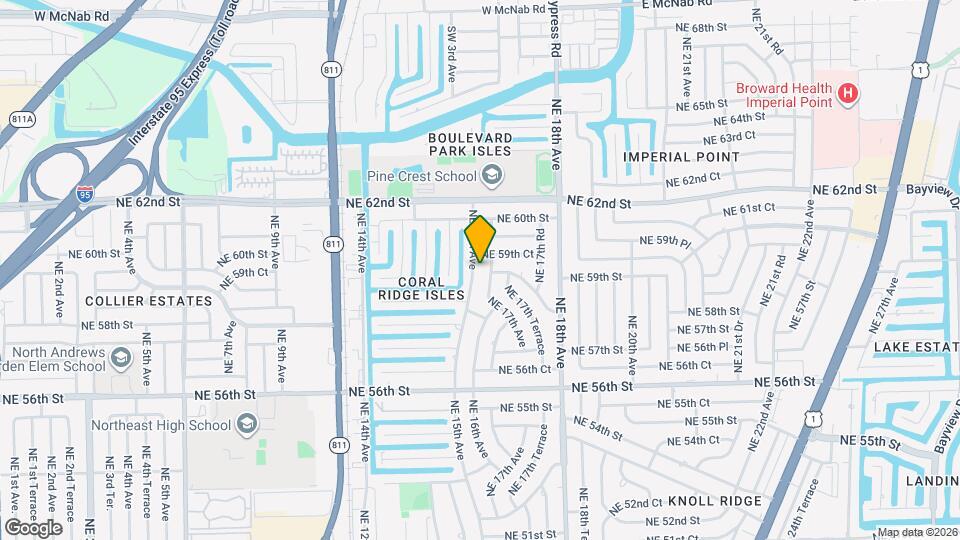 5800 NE 15th Ave Map and Location Details