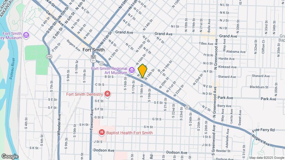 1715 Rogers Ave Map and Location Details