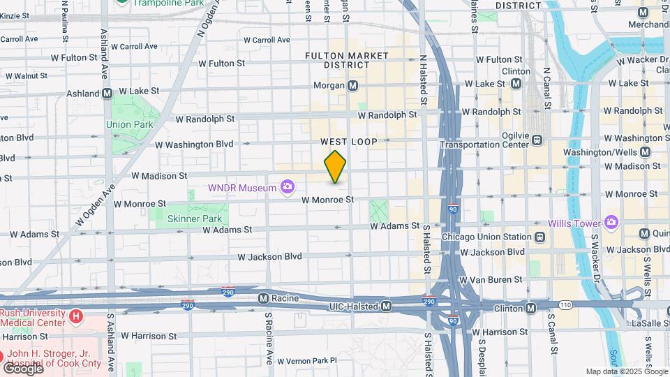1040 W Monroe St Map and Location Details