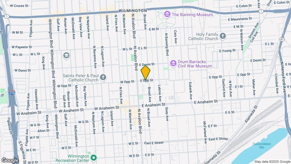 130 E Opp St Map and Location Details