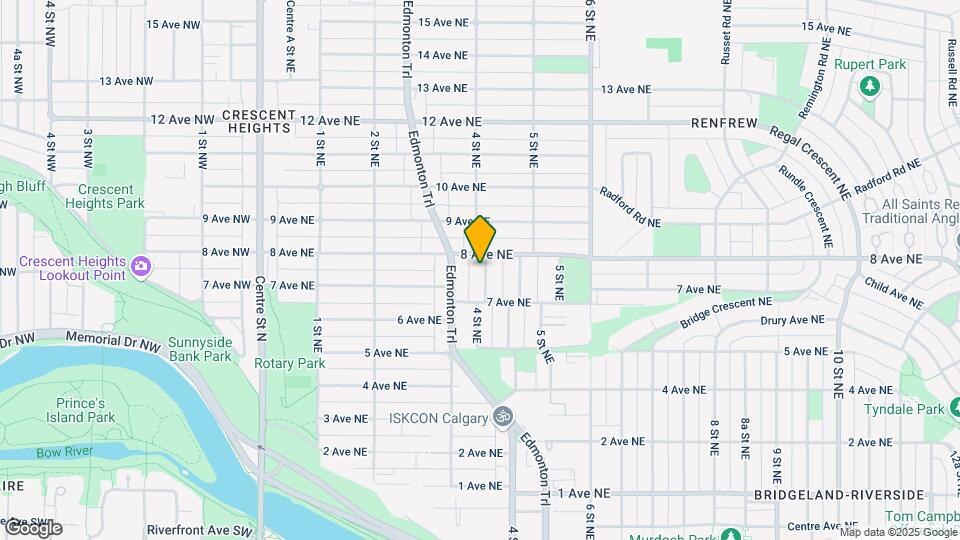 825 4th St NE Map and Location Details