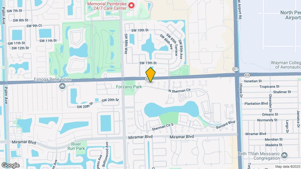 1750 SW 86th Terrace Map and Location Details