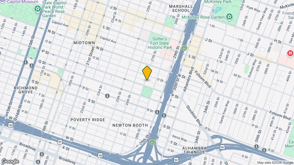 1525 27th St Map and Location Details