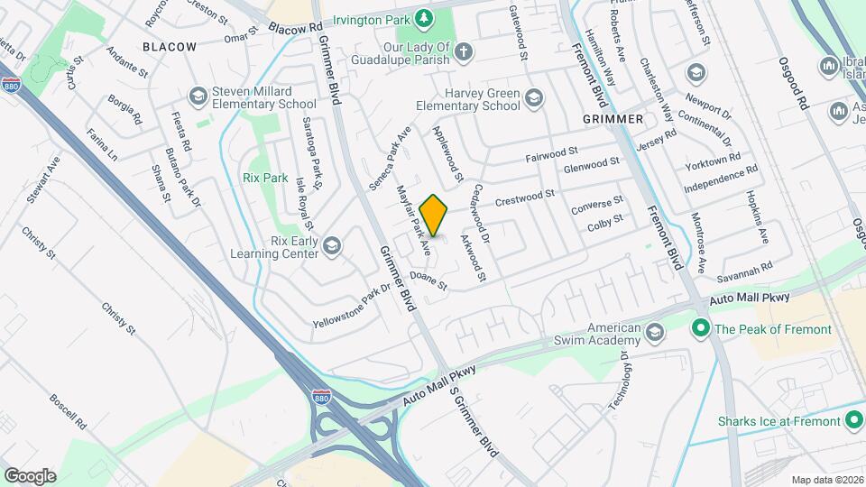 43126 Mayfair Park Ave, Unit 43126 Mayfair Park Avenue Mapa y Detalles de la Ubicación