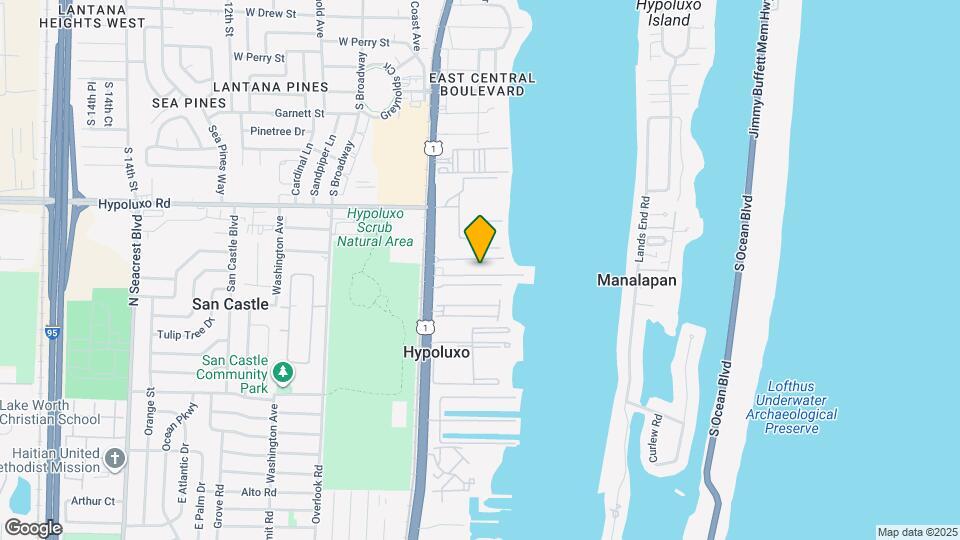 113 Park Ln E Map and Location Details