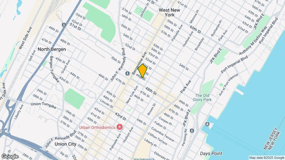 313 49th St Map and Location Details