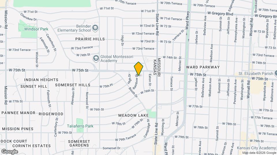 7517 Rainbow Dr Map and Location Details