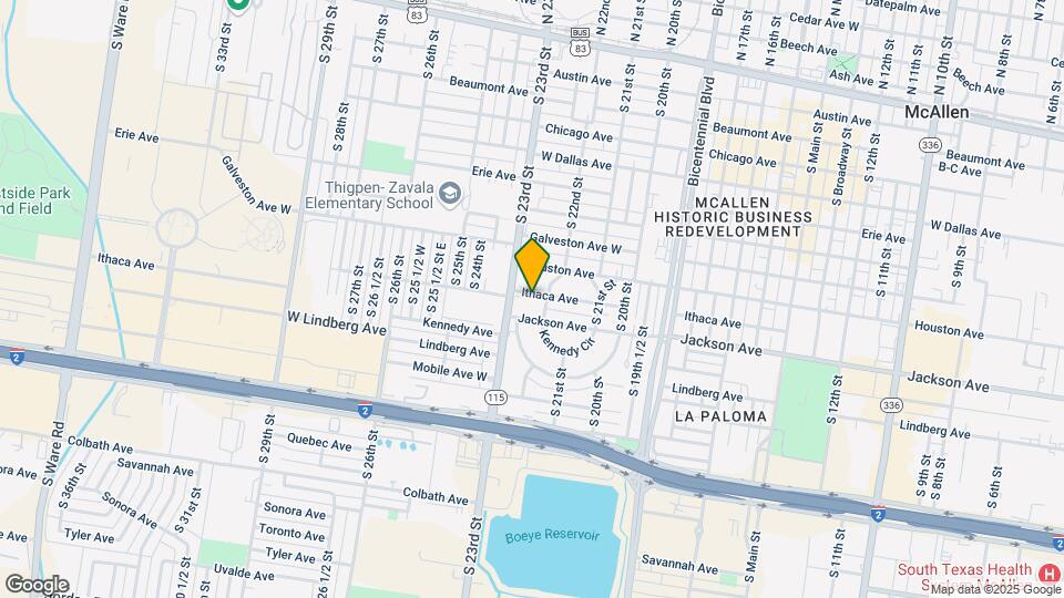 2209 Ithaca Ave Map and Location Details