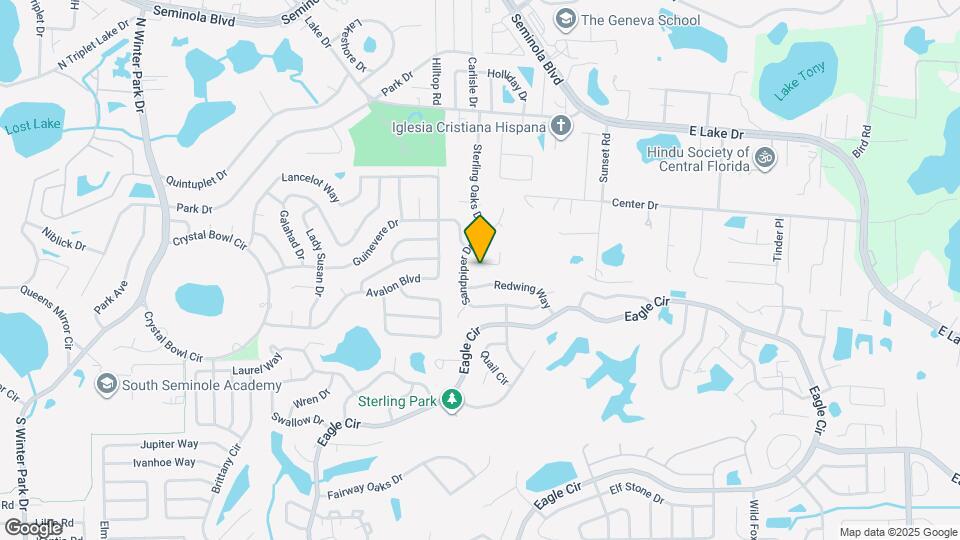 1609 E Sandpiper Trail Map and Location Details