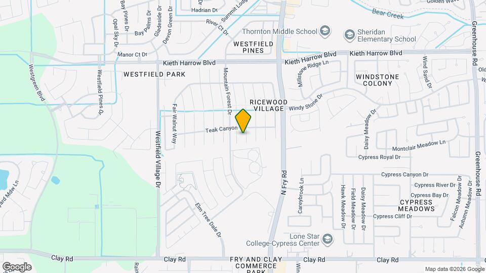 4815 Wilderness Glen Ct Map and Location Details