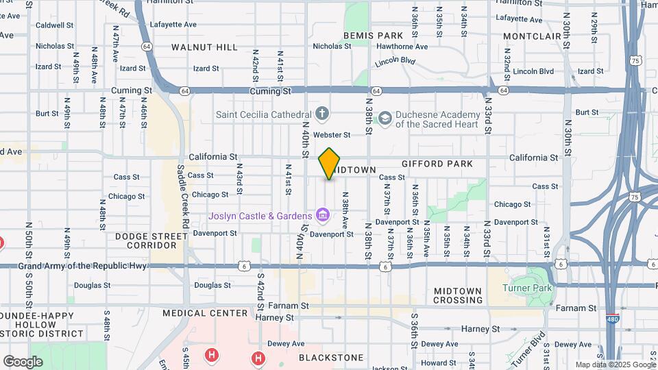 433 N 39th St Map and Location Details