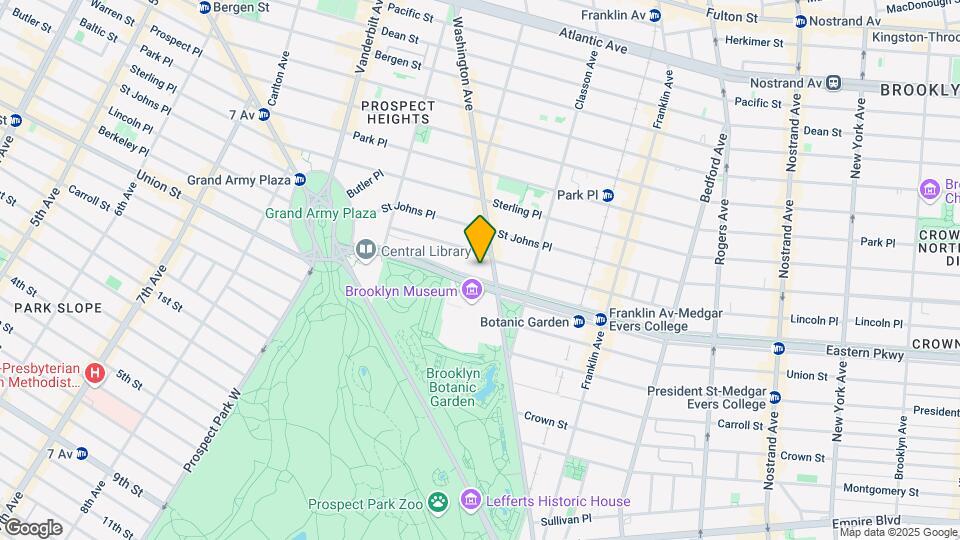 171 Eastern Pkwy Map and Location Details
