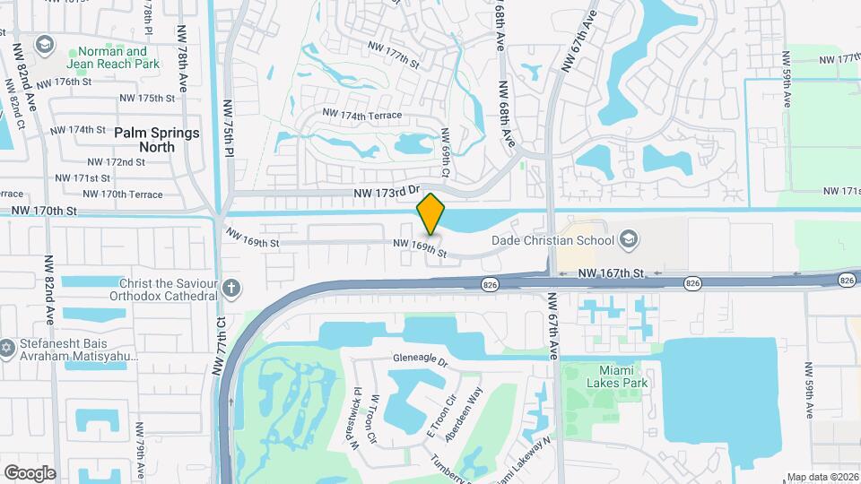 16901 NW 70th Ave Mapa y Detalles de la Ubicación