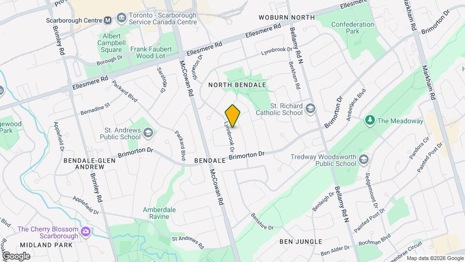 25 Lynnbrook Dr Map and Location Details