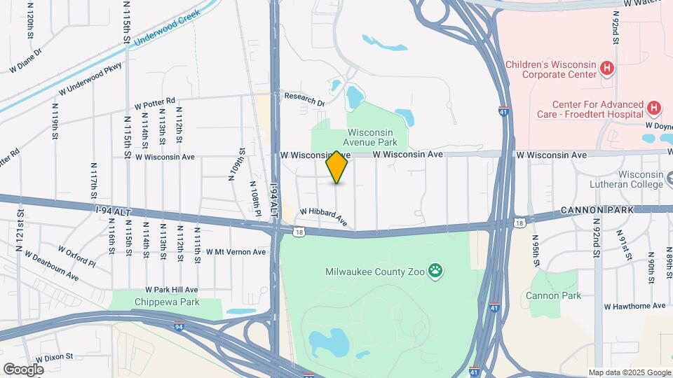 555 N 105th St Map and Location Details