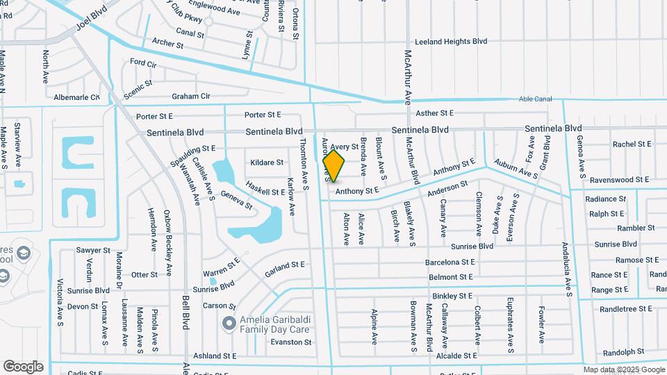 909 Anthony St E Map and Location Details