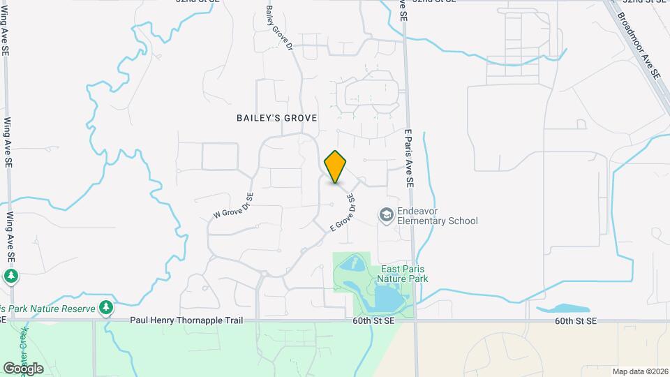 5665 E Grove Dr SE Map and Location Details