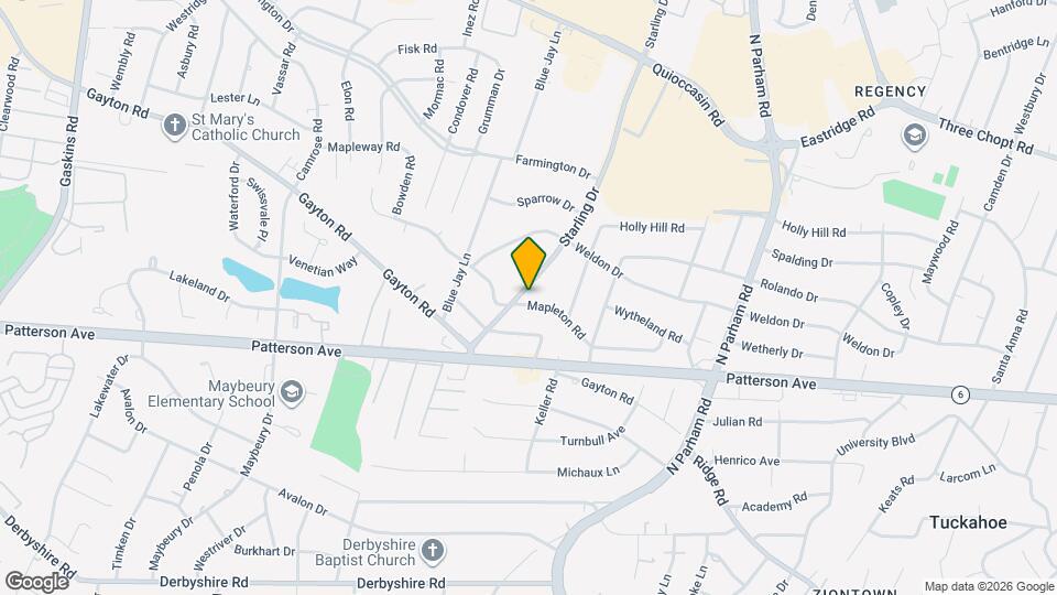 8908 Mapleton Rd Map and Location Details