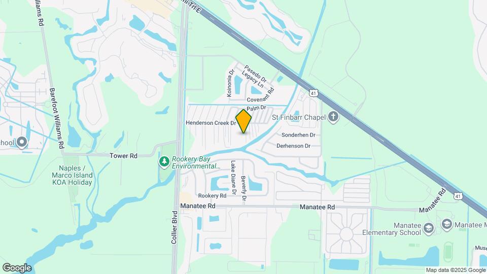 1252 Henderson Creek Dr Map and Location Details